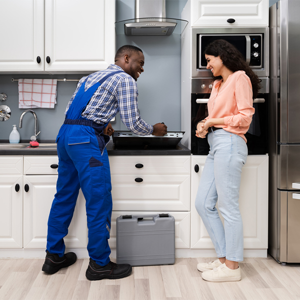 how long does it typically take to complete cooktop repair services in Wolfe County